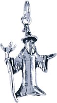 Zilveren Tovenaar ketting hanger