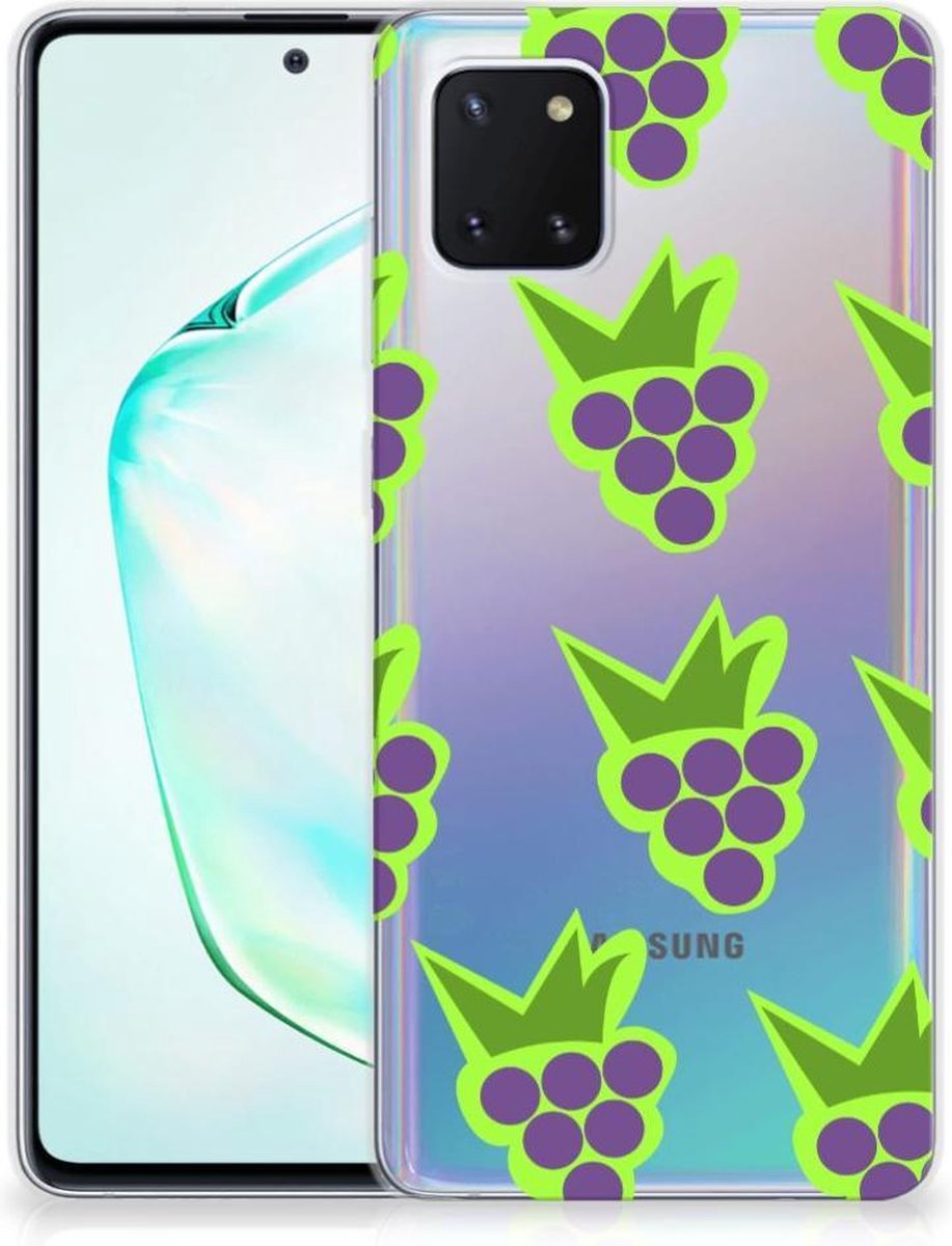 Samsung Galaxy Note 10 Lite Siliconen Case Druiven