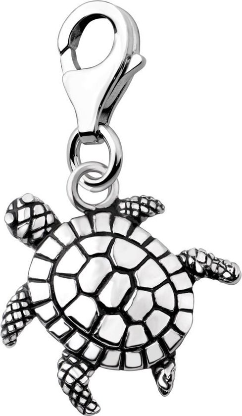 Quiges Dames Charm Bedel van 925 Zilver Zon met Zirkonia Hanger voor Armbanden en Accessoires