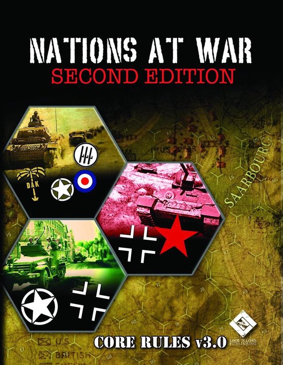 Nations At War - Nations At War Core Rules v3.0 - cover