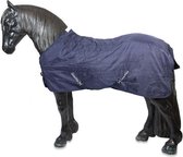 Lex & Max Regendeken Castle Paard Polyester Blauw Maat 175