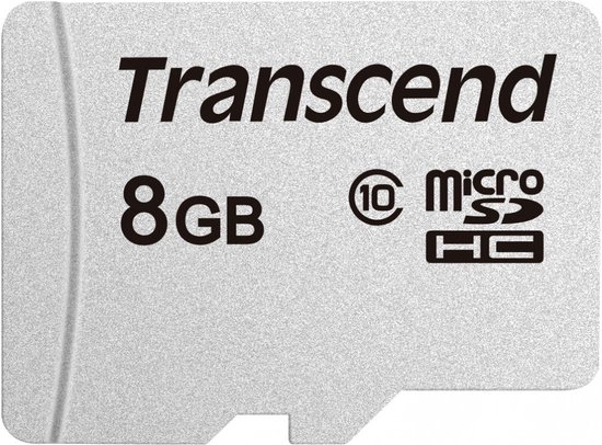 Transcend microSDHC 300S     8GB Class 10