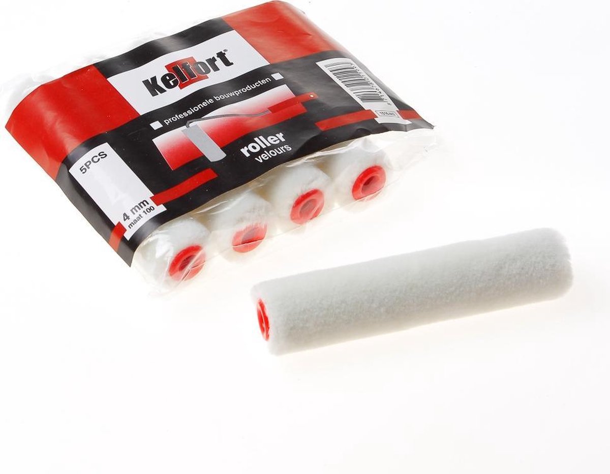 Kelfort Verfroller velours vacht 4 x breedte 100 x diameter 6mm
