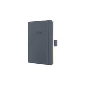 Weekagenda Sigel Conceptum A6 2020 soft cover donkergrijs SI-C2037