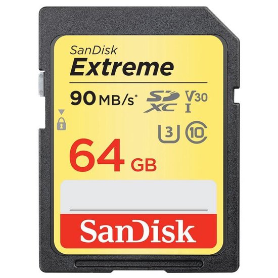 Verwoesten Defilé wacht Sandisk Extreme SD kaart 64 GB | bol.com