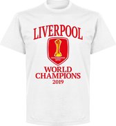 Liverpool World Club Champions 2019 T-shirt - Wit - S