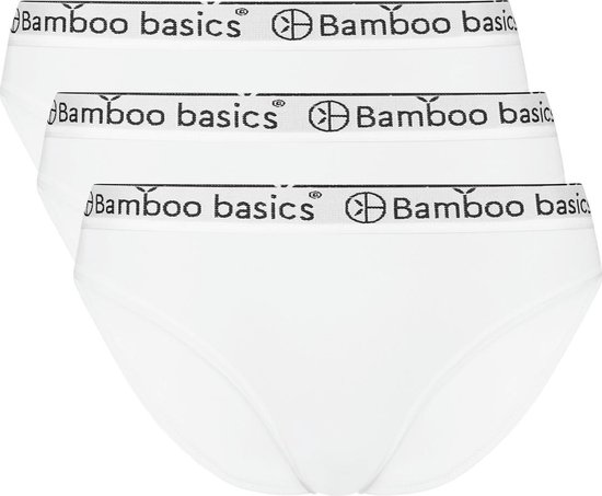 Bamboo Basics - Lot de 3 slips en bambou pour femmes Yara - Blanc - M
