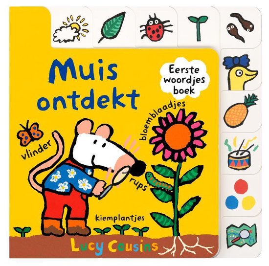 boiler herder Gevoelig voor Muis - Muis ontdekt, Lucy Cousins | 9789025878382 | Boeken | bol.com