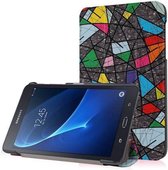 Samsung Galaxy Tab A 7.0 Tri-Fold Book Case Retro