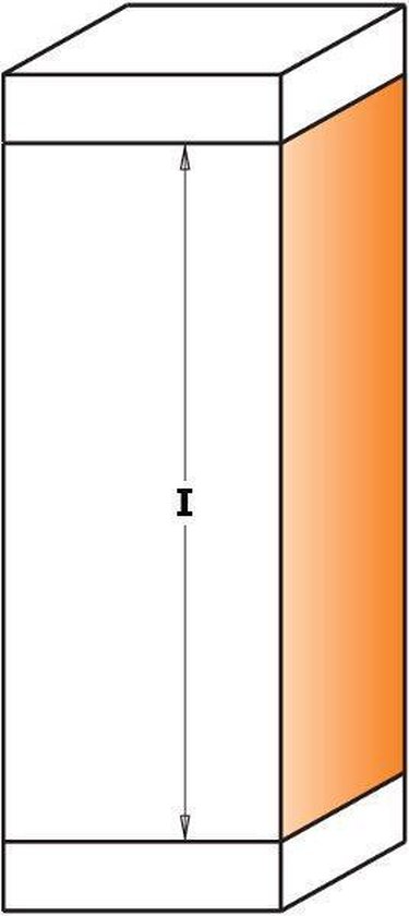 CMT kantenfrees Ø 19 x 25,4/86,5 mm. S=Ø12 (met lagers)