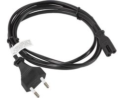 Lanberg Stroomkabel Voor Rtv Audio Video Iec C7 1,8M Zwart
