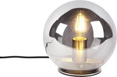 Leuchten Direct pallot - Art Deco Tafellamp - 1 lichts - H 20.5 cm - Staal - Woonkamer | Slaapkamer | Keuken