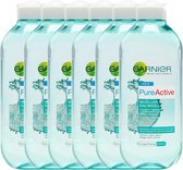 Garnier PureActive Micellair Reinigingswater - Gevoelige & Gemengte tot Vette Huid - 6 x 400 ml - Voordeelverpakking