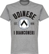 Udinese Established T-Shirt - Grijs - XXL