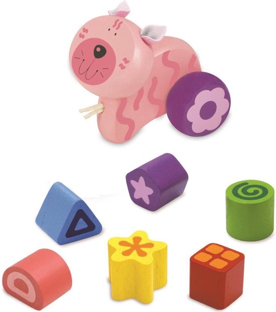 I'm Toy Loop/duwwagen Poes - Roze — afbeelding 4