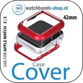 42mm beschermende Magnetisch Case Cover Protector Apple watch 2 / 3 rood Watchbands-shop.nl