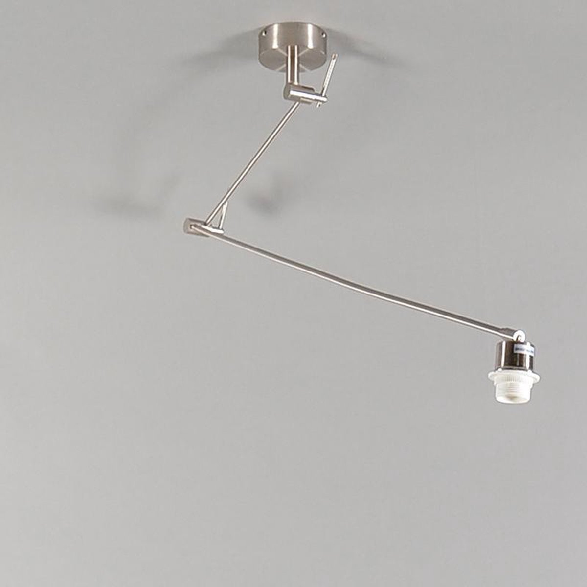 Bruine bloemvormige hanglamp - De Kringwinkel