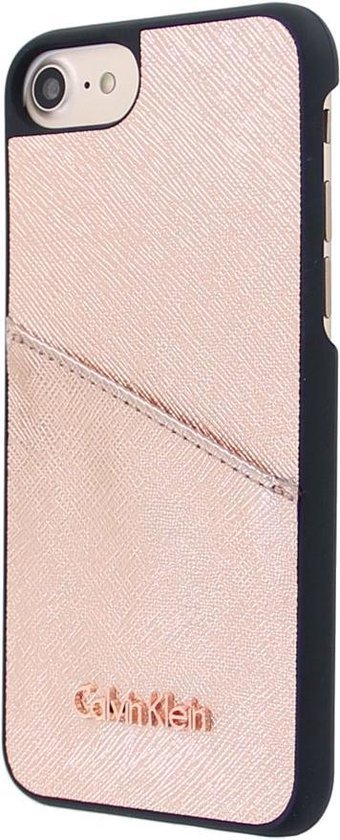iPhone 8/7 Backcase hoesje - Calvin - Effen Goud | bol.com