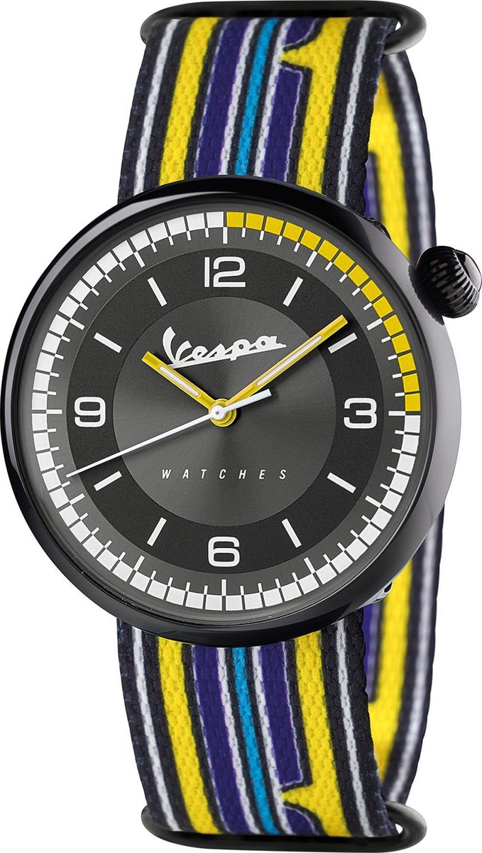 Vespa irreferent VA01IRR-BK05CT Man Quartz horloge