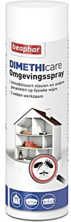 Beaphar Dimethicare Omgevingsspray - Anti vlooien en tekenmiddel - 400 ml 400ml