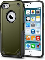GadgetBay Shockproof hoesje Pro Armor iPhone 7 8 SE 2020 - Protection Case Groen - Extra Bescherming