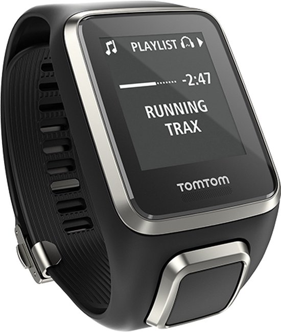 TomTom Spark Cardio + Music GPS Fitnesshorloge - Premium Edition - Zwart - Large