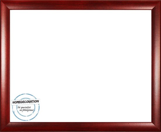 Homedecoration Colorado - Fotolijst - Fotomaat - 24 x 56 cm - Wijnrood geborsteld