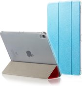 Apple iPad Pro 12.9 (2018) Hoes - Mobigear - Tri-Fold Serie - Kunstlederen Bookcase - Blauw - Hoes Geschikt Voor Apple iPad Pro 12.9 (2018)