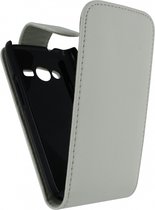 Xccess Leather Flip Case Samsung Trend 2 White
