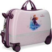 Joumma Ride-on Koffer Frozen 34 Liter Paars