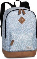 Bestway Rugzak Campus Trend Leopard Blauw/bruin 21 Liter