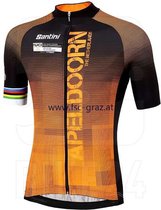 Santini UCI Short Sleeve Jersey Blend Apeldoorn ORANJE - Maat S