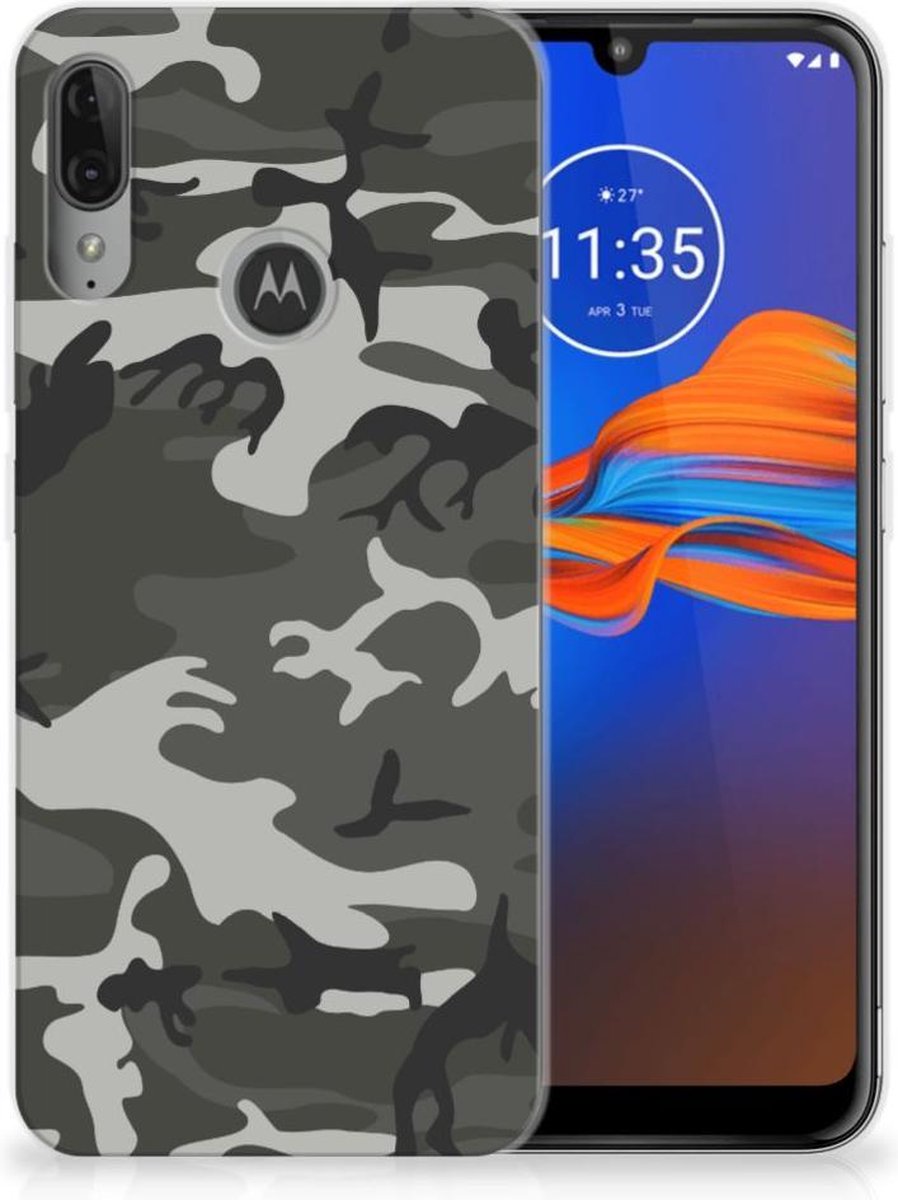 Motorola Moto E6 Plus TPU bumper Army Light
