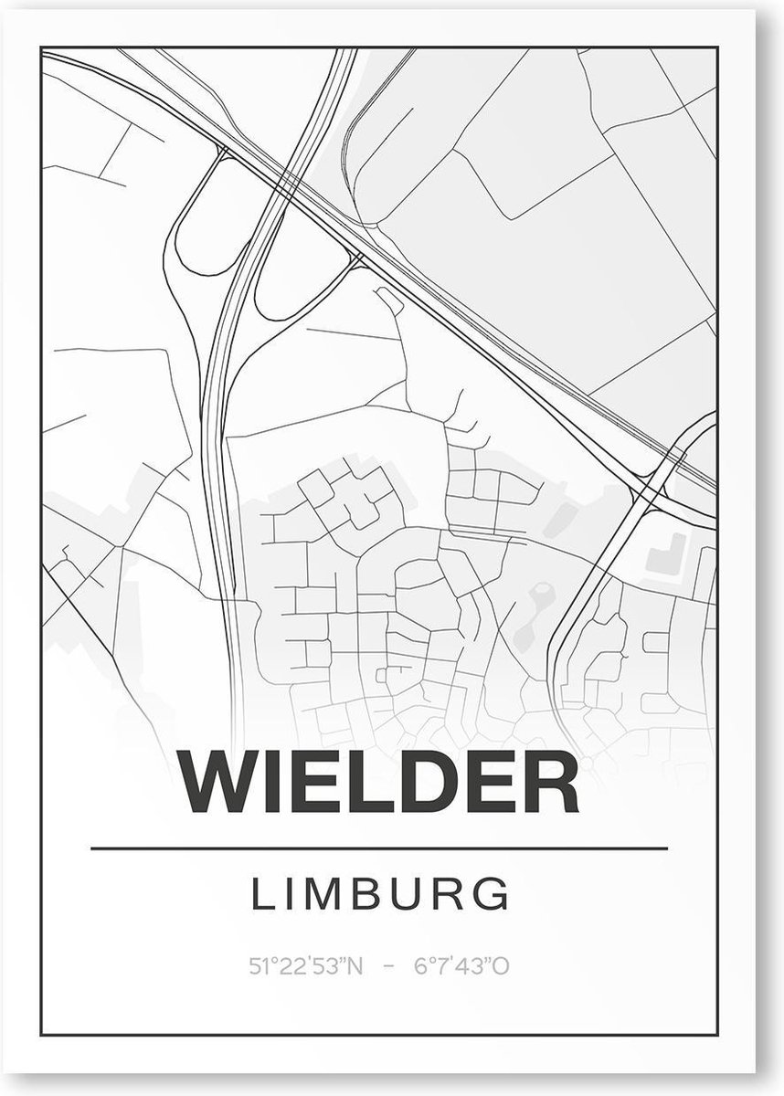 Poster/plattegrond WIELDER - A4
