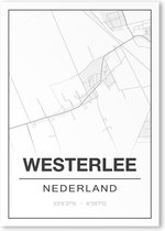 Poster/plattegrond WESTERLEE - A4