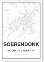 Poster/plattegrond SOERENDONK - A4