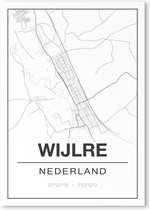 Poster/plattegrond WIJLRE - 30x40cm