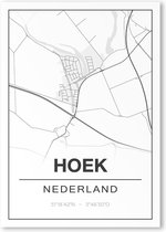 Poster/plattegrond HOEK - 30x40cm