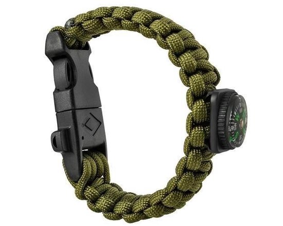 Bracelet de Survie en Paracorde 21 en 1, Équipement d'Urgence