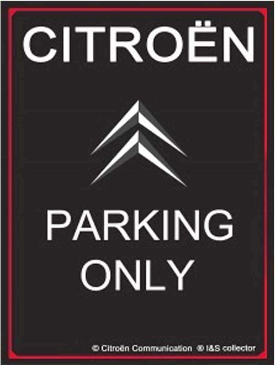 Citroen Parking Only Magneet