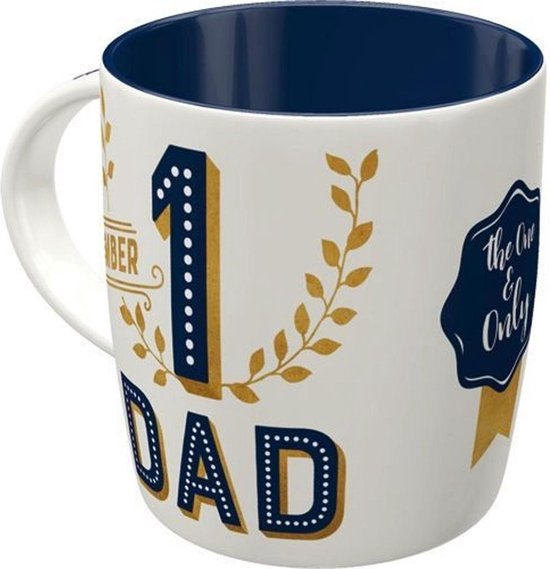 Nostalgic Art Coffee Bag World's Best Dad Ever