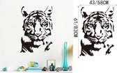 3D Sticker Decoratie Het nieuwe dier Luipaard Creatieve persoonlijkheid Decoratieve vinyl muurstickers Tiger Muurtattoo Art Mural Home Decor - Tiger8 / Small