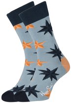 Happy Socks Nautical Star Sokken lichtblauw, Maat 36/40