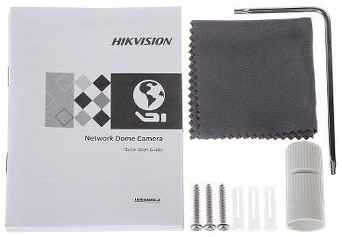 Hikvision Digital Technology DS-2CD2385FWD-I IP-beveiligingscamera Binnen & buiten Dome Wit 3840 x 2160Pixels - Hikvision