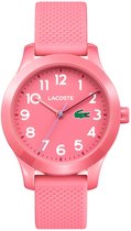 Lacoste LC2030006 Horloge - Rubber - Roze - Ø 32 mm