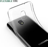 Samsung Galaxy J7 2018 Transparant Clear TPU hoesje - van Bixb