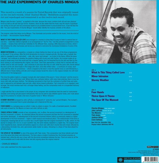 charles mingus the jazz experiments of charles mingus