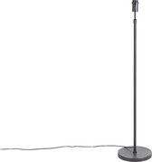 QAZQA Parte - Moderne Verstelbare Vloerlamp | Staande Lamp - 1 lichts - H 1430 mm - Zwart -  Woonkamer | Slaapkamer | Keuken
