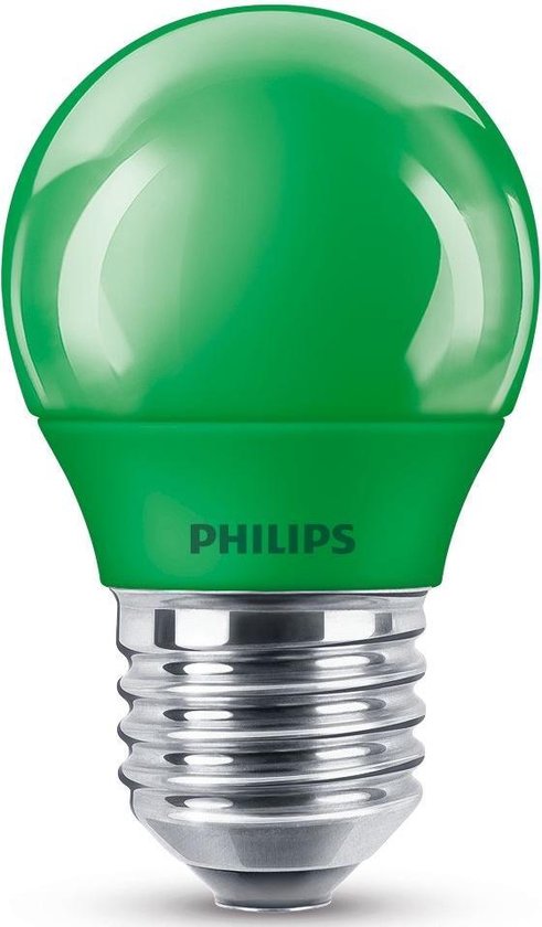 Philips LED lamp - E27 - 3,1W - Groen | bol.com