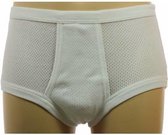 HL-tricot net-ondergoed slip  - M  - Wit